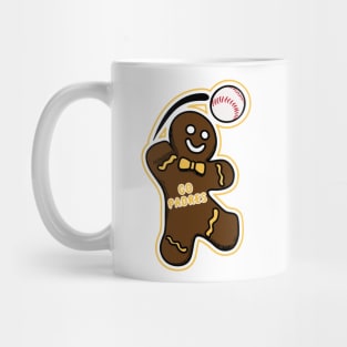 San Diego Padres Gingerbread Man Mug